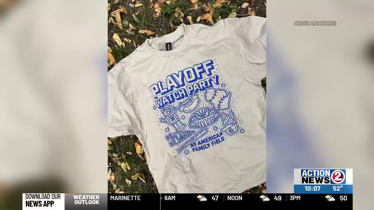 Lifelong Brewers fan creates playoff art for Wisconsin team