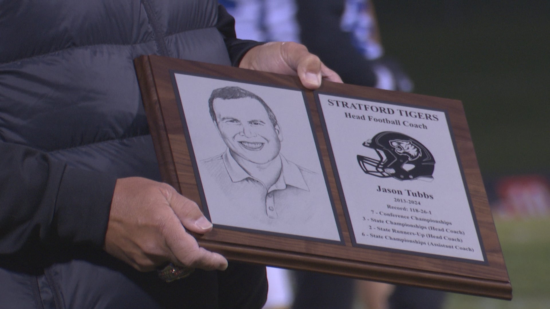Stratford Football Coach Jason Tubbs Earns Hall of Fame Honors