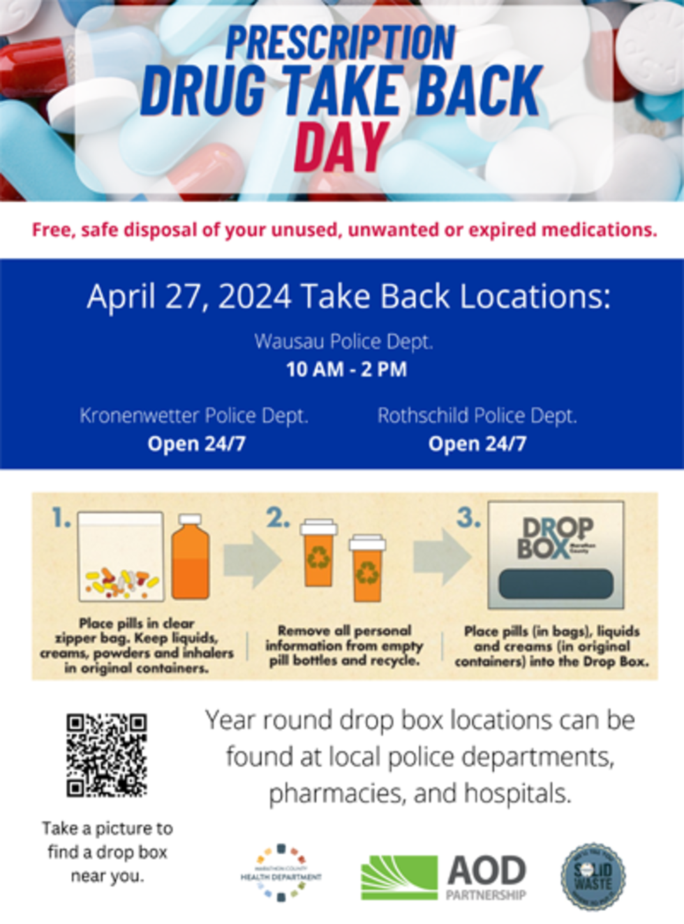 Array Rx Arizona Flyer Drug Take Back Day to be held nationwide this month
