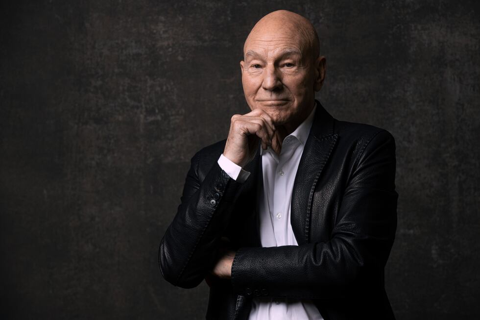 FILE - Patrick Stewart, cast member in the Paramount+ television series "Star Trek: Picard"...