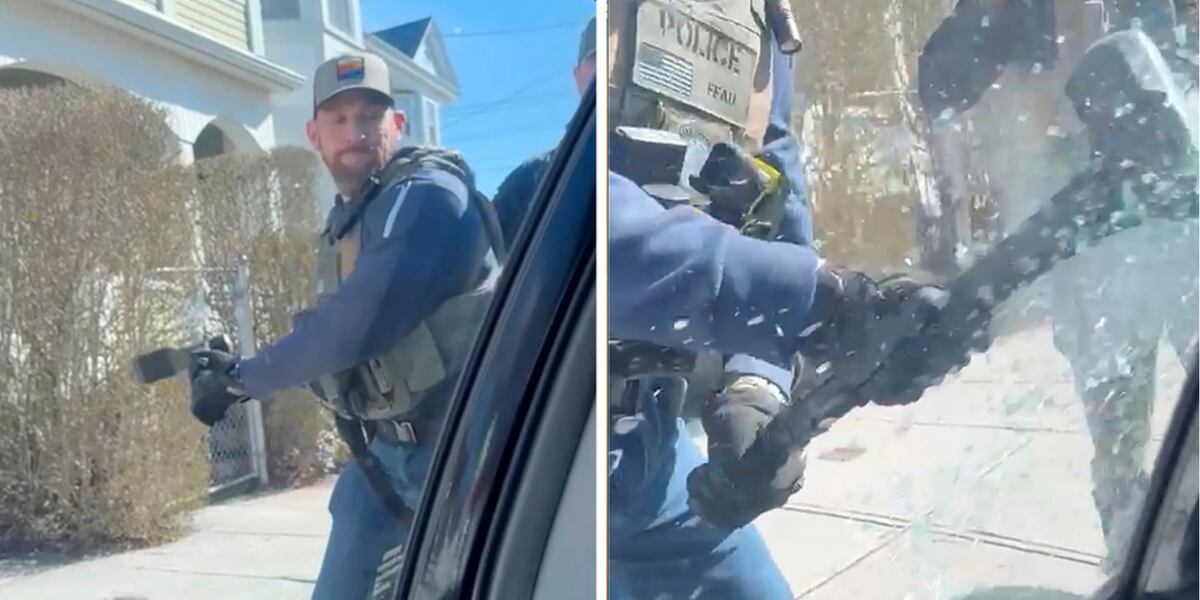 ICE agents who smashed man’s car window and detained him were looking ...