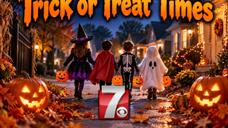 Trick or Treat times for central Wisconsin
