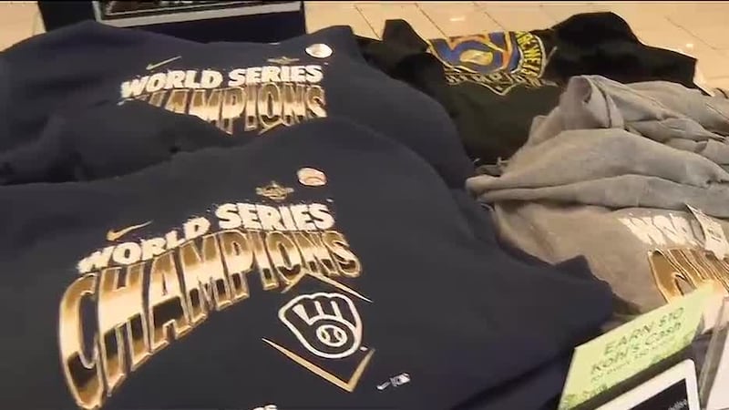 Kohl's in Rib Mountain opened early Thursday with shirts, hats and some other gear for fans