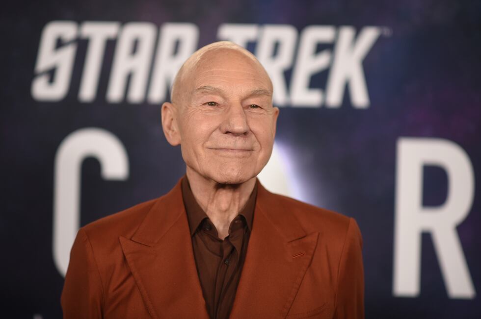 Patrick Stewart arrives at the premiere of the third and final season of "Star Trek: Picard"...