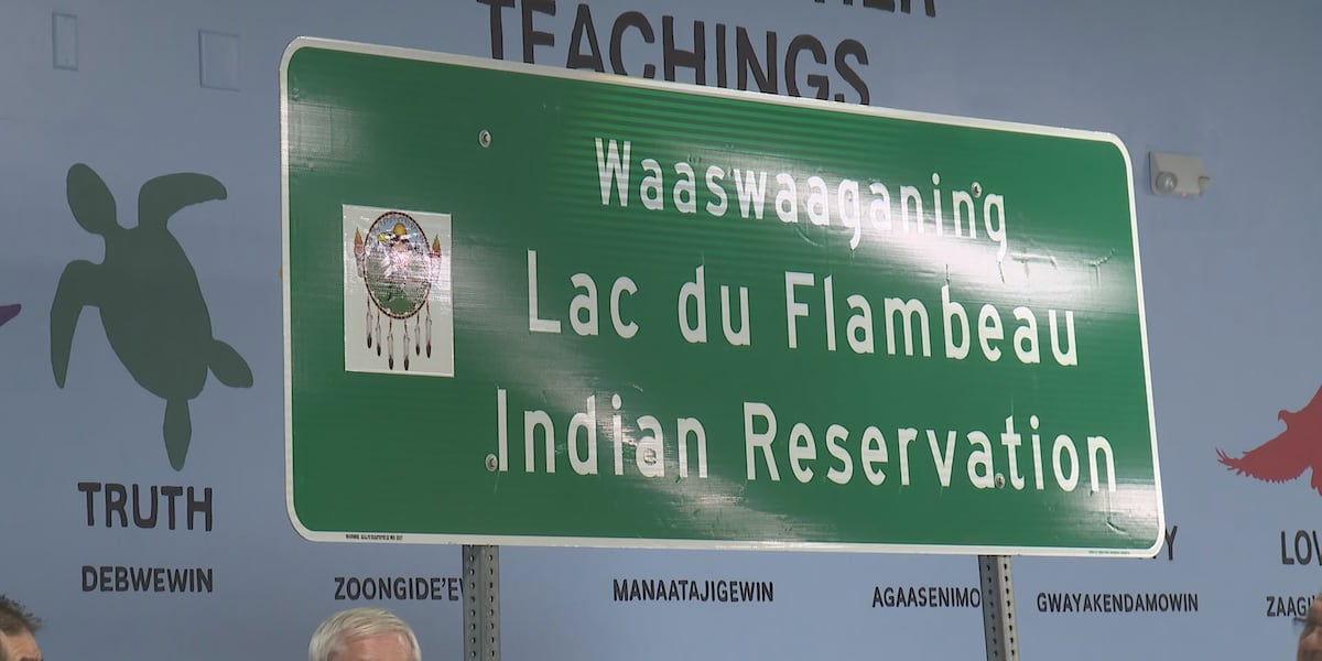 New dual-language signs unveiled to honor history and land of LDF Tribe