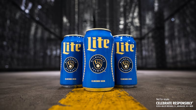 Miller Lite releases a limited-edition Clinch Can celebrating the Brewers' World Series win....
