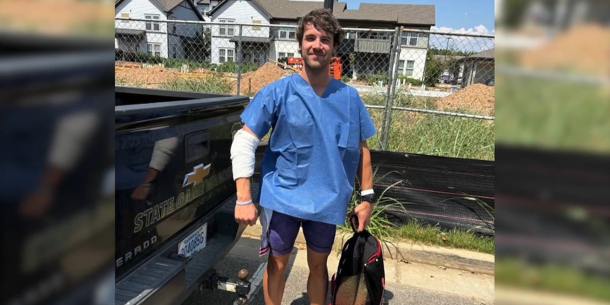 Triathlon coach training for Ironman fights off alligator attack during practice swim