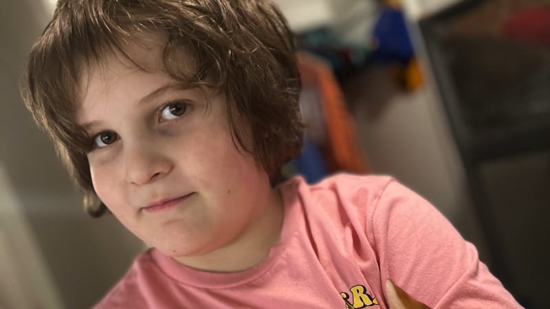 Dylan Skalina, 12, suffered a fatal brain aneurysm on Halloween after he finished...