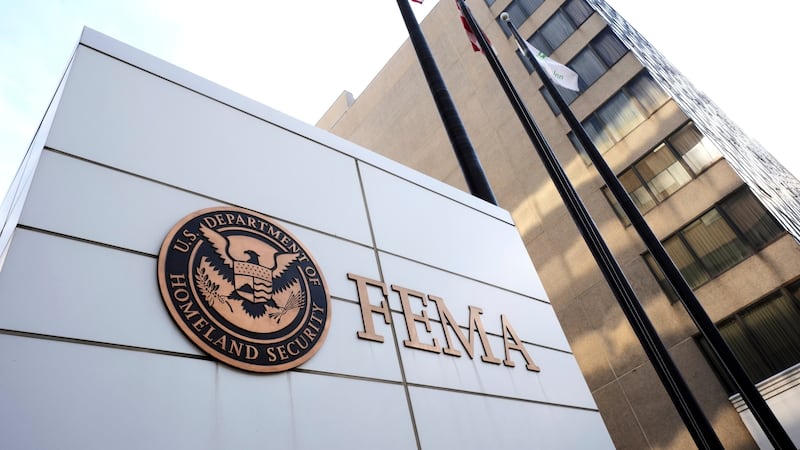 FILE - The Federal Emergency Management Agency headquarters in Washington, D.C., May 5, 2025.
