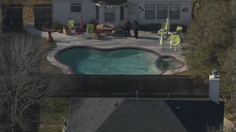 Authorities say a pair of toddlers drowned in a pool after sneaking outside while their family...