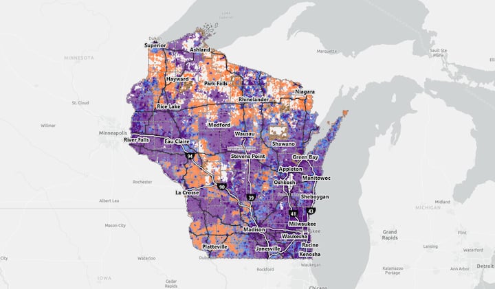 Wisconsin State Zone Map Sen. Tammy Baldwin demands answers as Verizon plans to drop rural ...