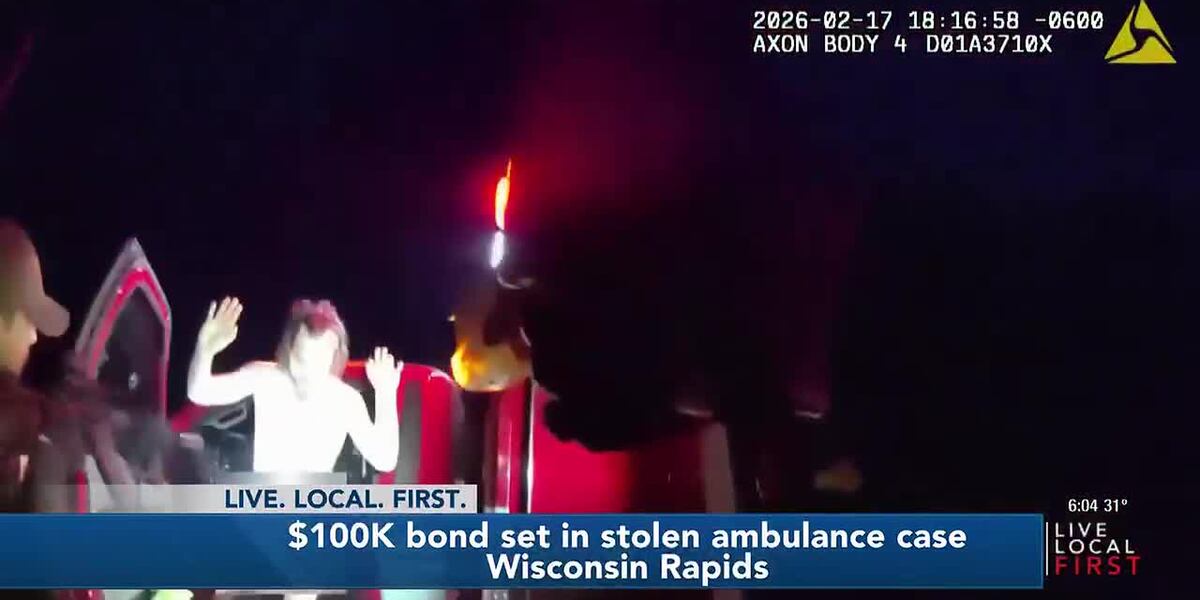 Supsect File Suspect in Wood County ambulance chase held in jail on $100K bond