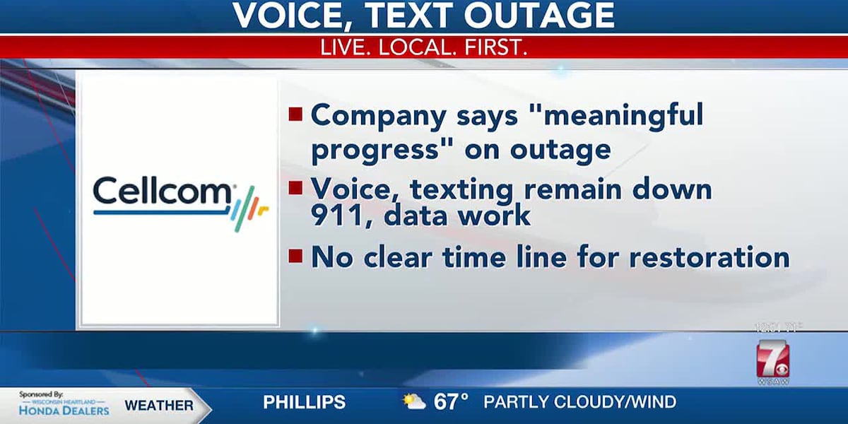Cellcom says workers have made “meaningful progress” but texting, phone ...
