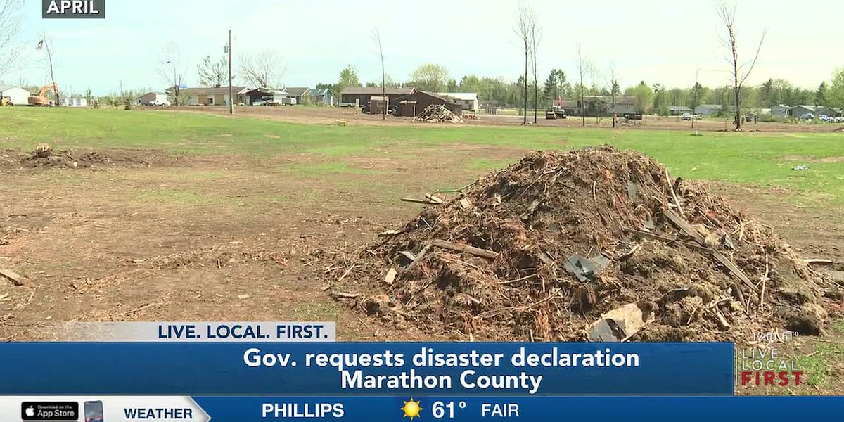 Gov. Evers formally requests federal disaster aid for April storms