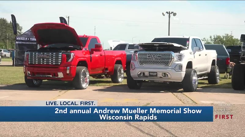 Saturday, a benefit truck and car show raising money to help supply area police departments...