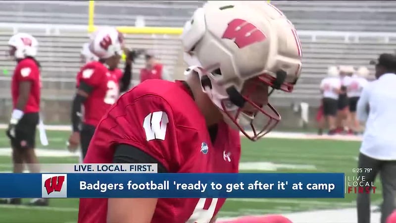 Badgers football 'ready to get after it' at camp