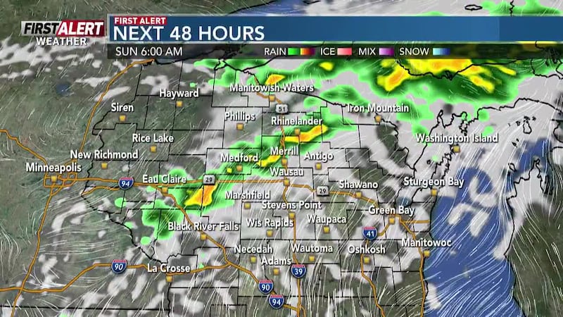 Clouds giving way to clearing Friday night. Sunshine Saturday, chances of showers or a storm...