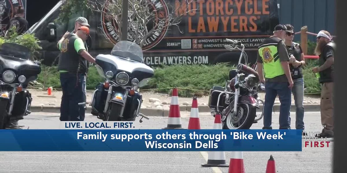 Family supports drunk driving initiatives through 'Bike Week' in Wisconsin Dells