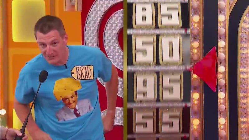 Brad from Mosinee on TPIR - Spins the big wheel