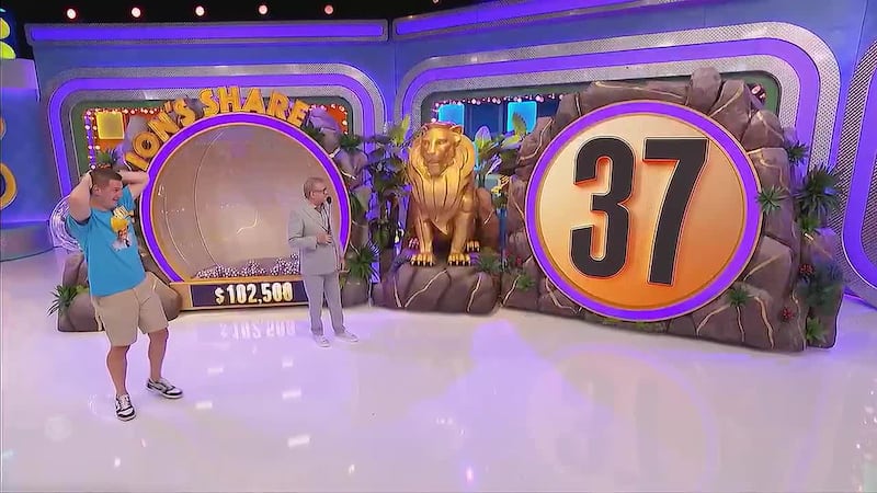 Brad from Mosinee on TPIR - on stage playing Lion's Share