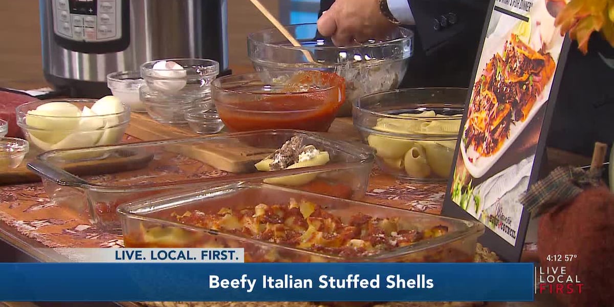 Shells Breakfast Beefy Italian Shells will make a tasty new meal out of youy leftover roast