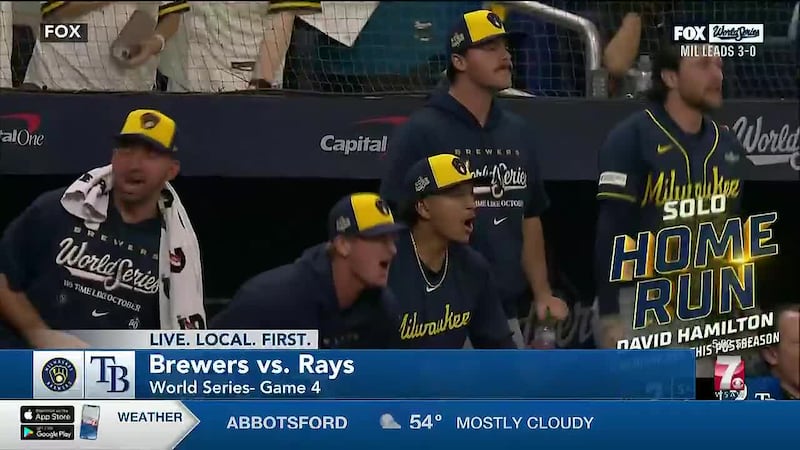 The Brewers are heading to game 5