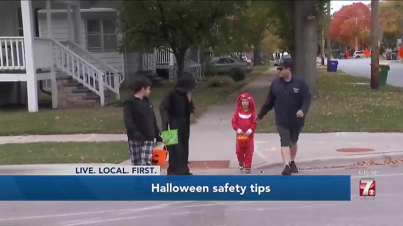 Pedestrians and drivers should be extra cautious this year with Halloween falling on a Saturday