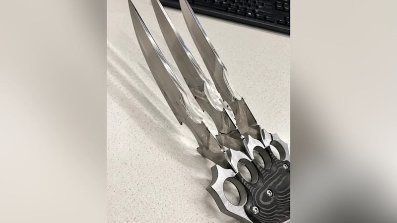 TSA confiscates Wolverine-style claws at an airport checkpoint. (Source: CNN, TSA, MARVEL...