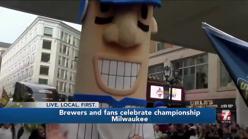 Milwaukee Brewers World Series Parade Friday afternoon