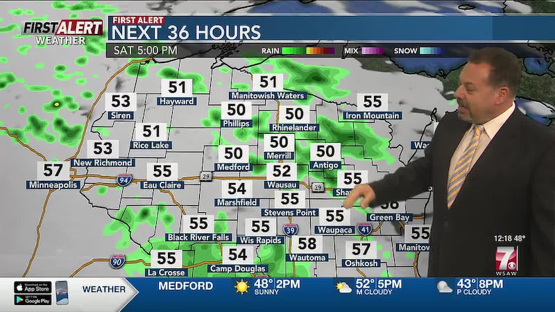 Trick or treaters could be dodging rain drops on Halloween in some communities