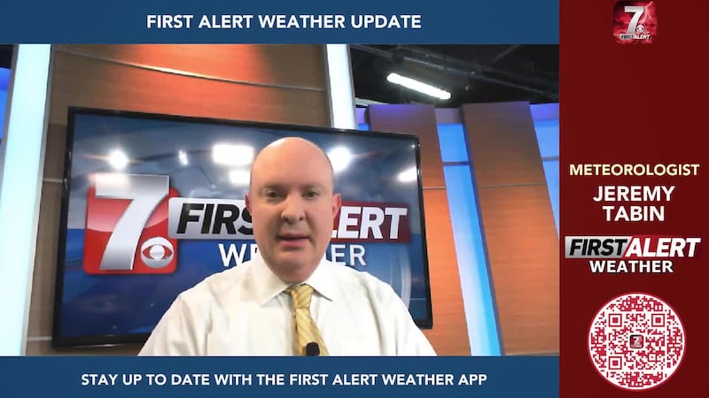 Rain is on tap from Monday to Wednesday, mild.